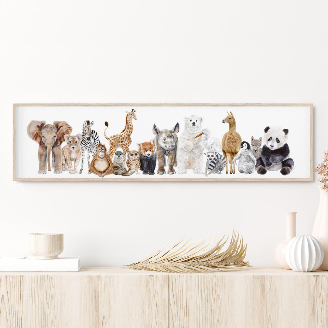 Zoo Animal Pano - Tiny Toes Design