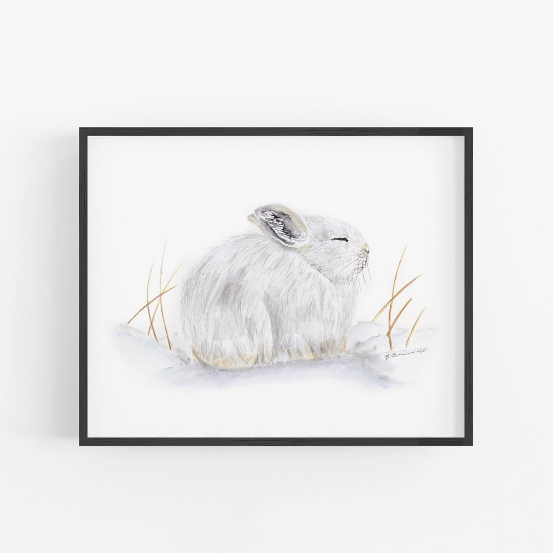 Sleeping Arctic Hare - Tiny Toes Design