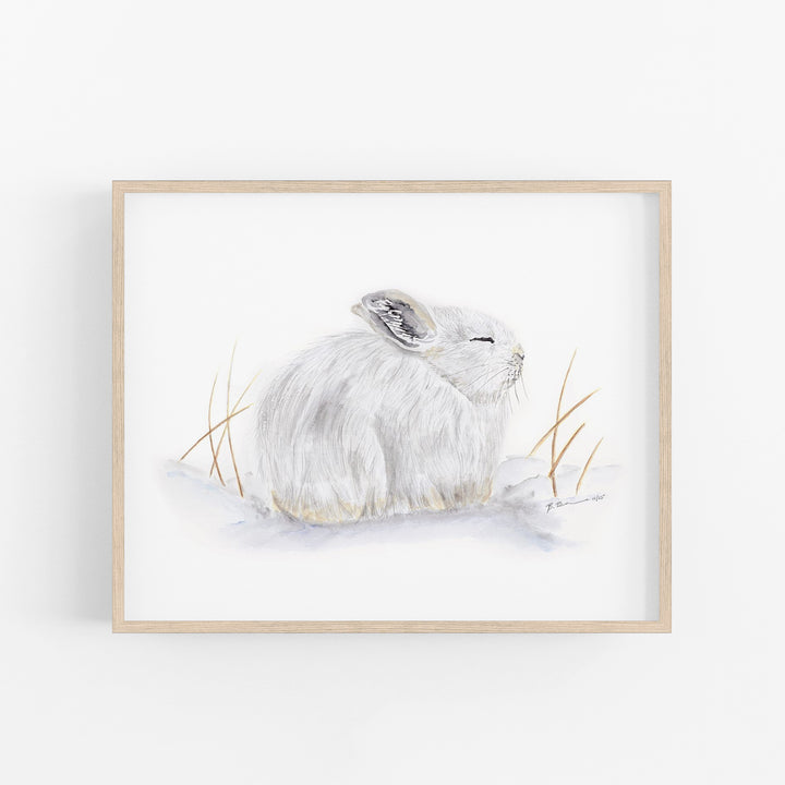 Sleeping Arctic Hare - Tiny Toes Design