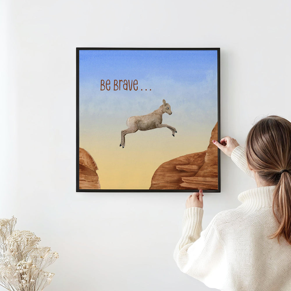 Be Brave - Tiny Toes Design