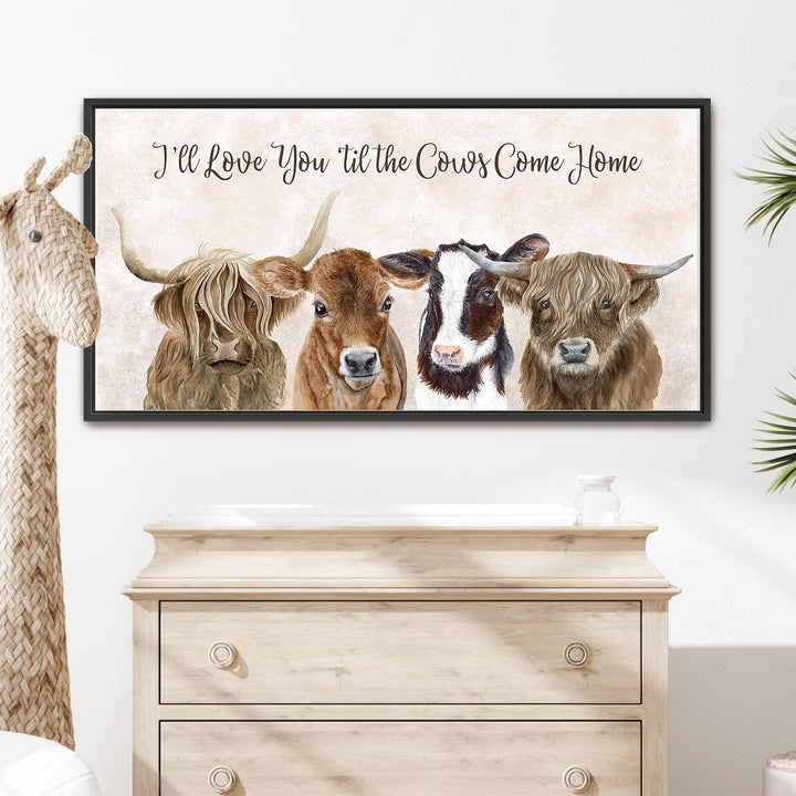 'Til the Cows Come Home Farm Print - Tiny Toes Design