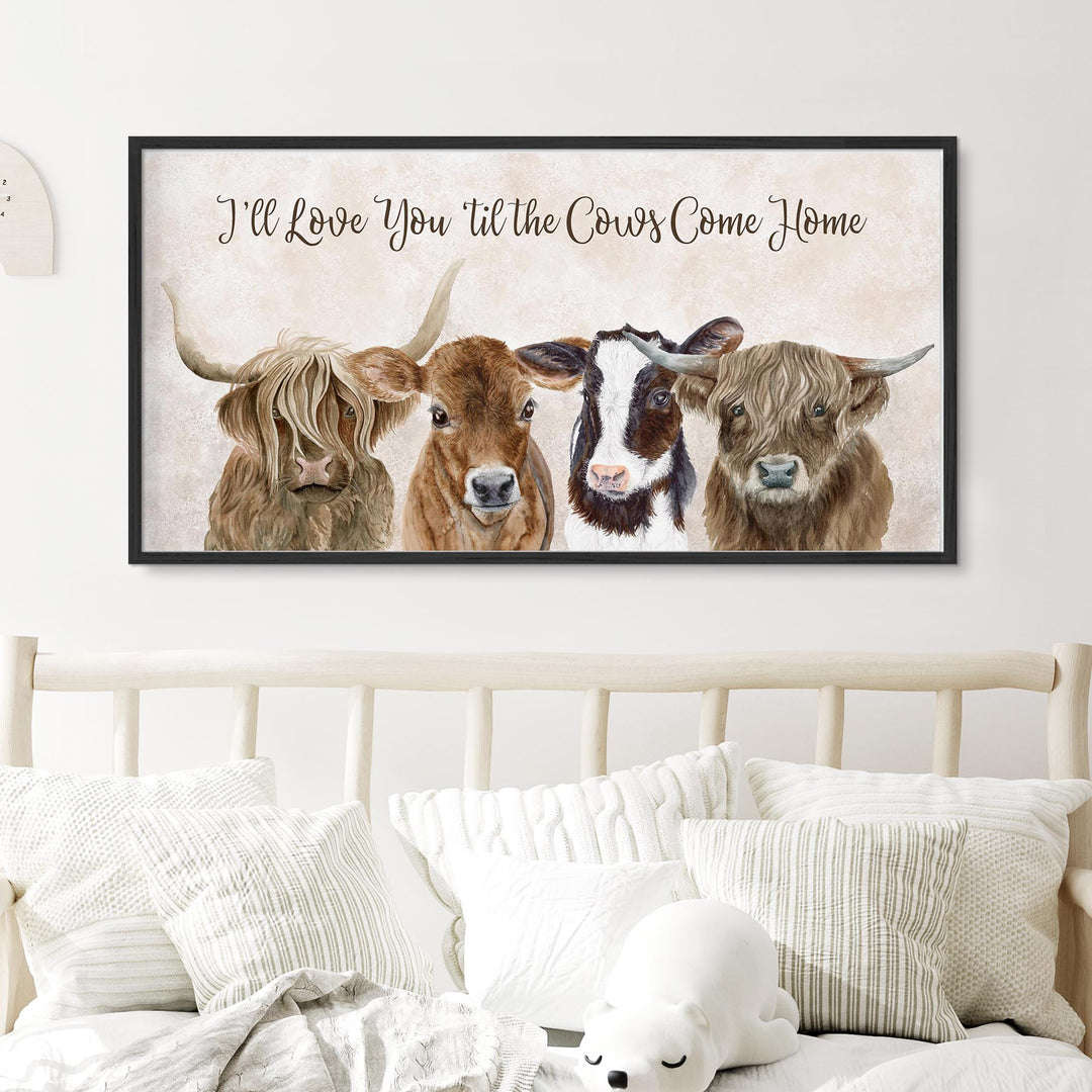 'Til the Cows Come Home Farm Print - Tiny Toes Design