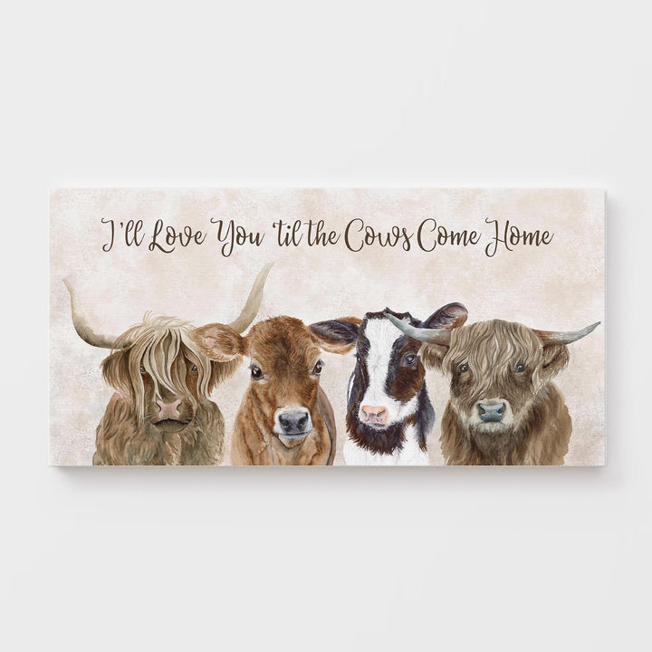 'Til the Cows Come Home Farm Print - Tiny Toes Design