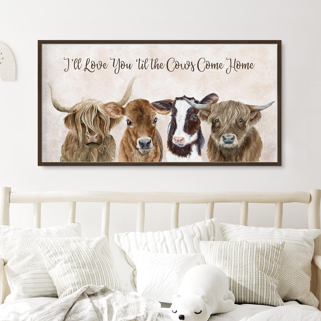 'Til the Cows Come Home Farm Print - Tiny Toes Design