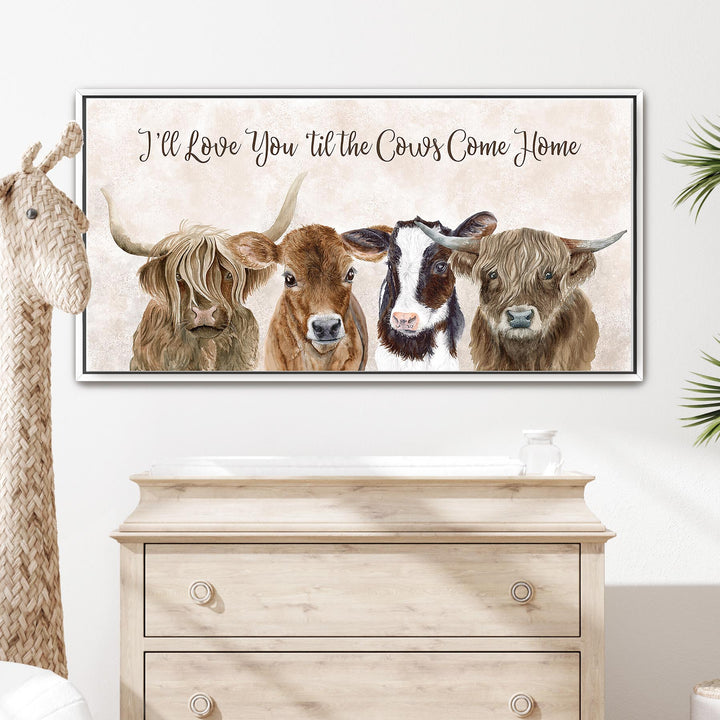 'Til the Cows Come Home Farm Print - Tiny Toes Design
