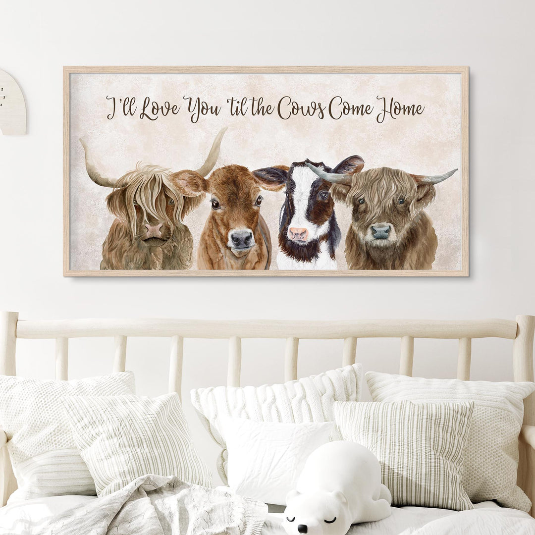 'Til the Cows Come Home Farm Print - Tiny Toes Design