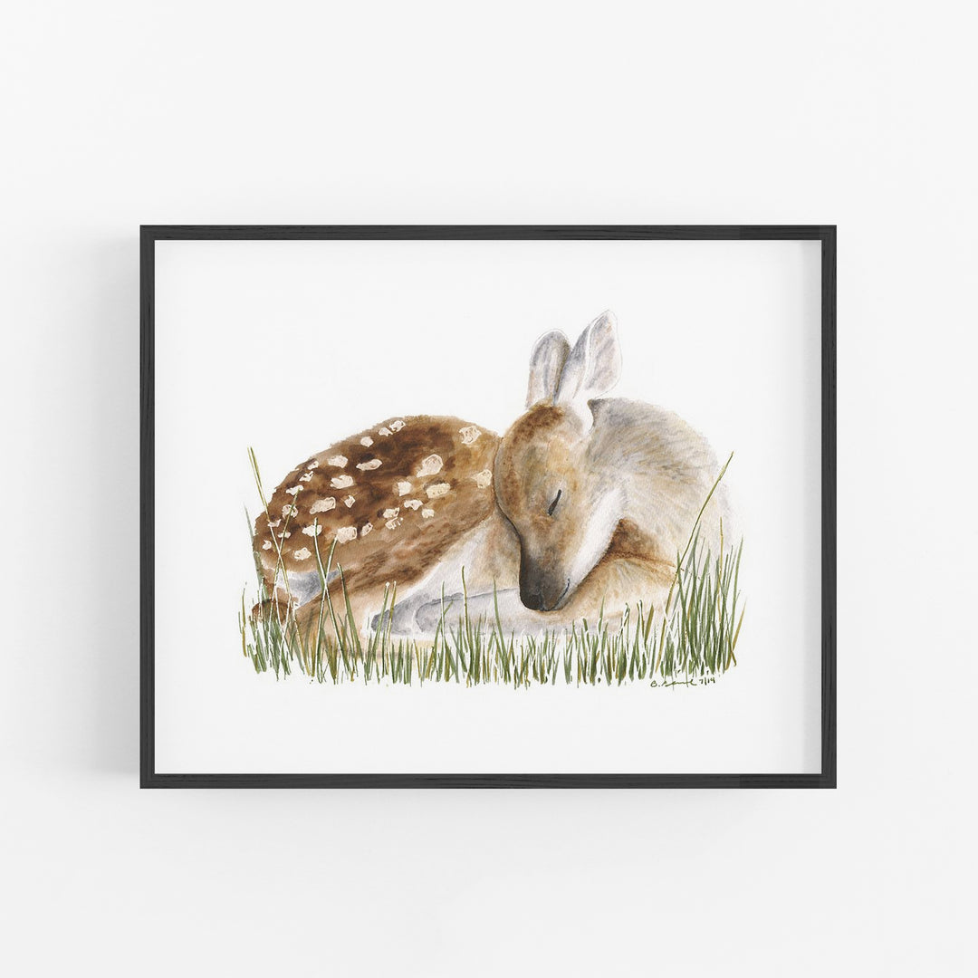 Sleeping Baby Deer - Tiny Toes Design