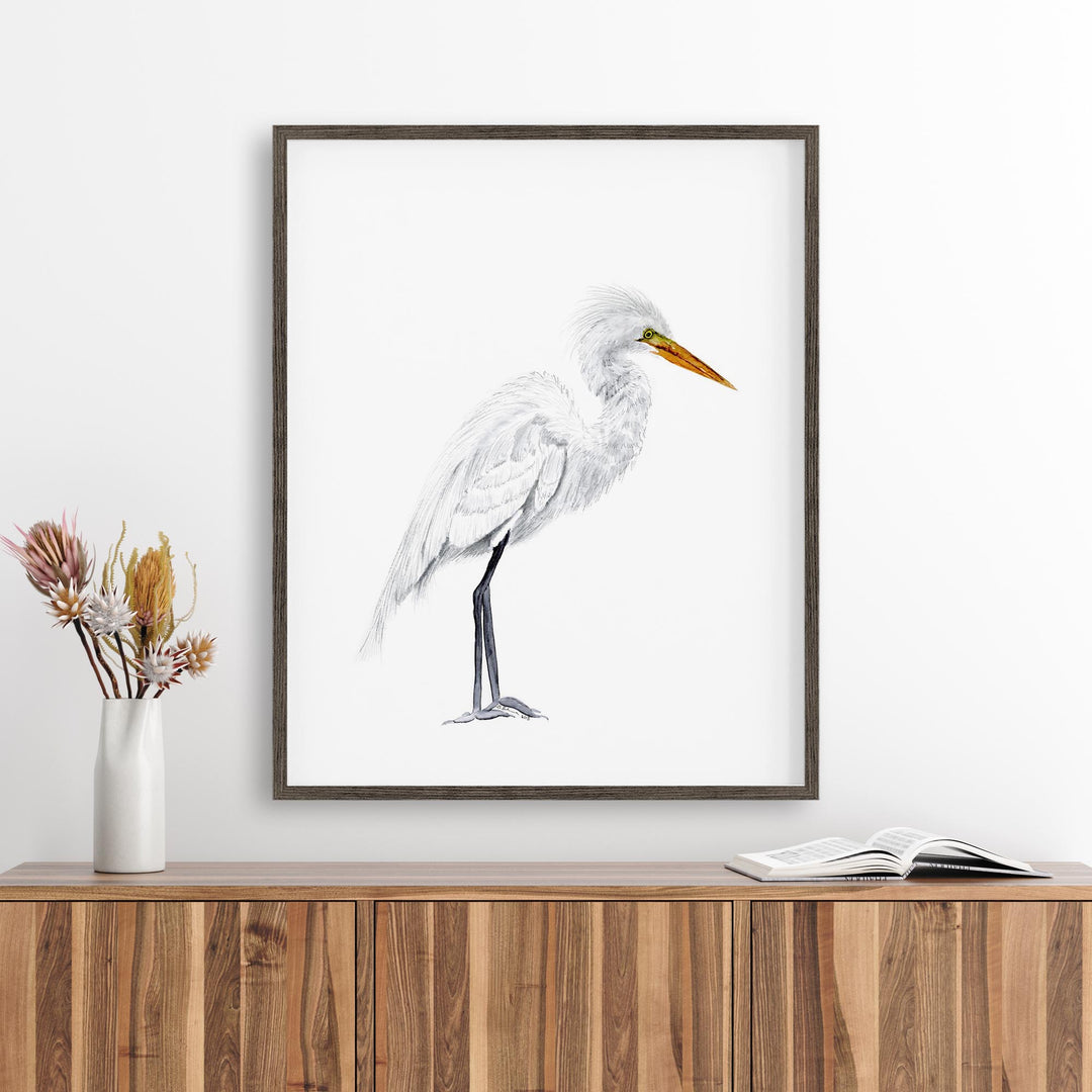 Great Egret - Tiny Toes Design