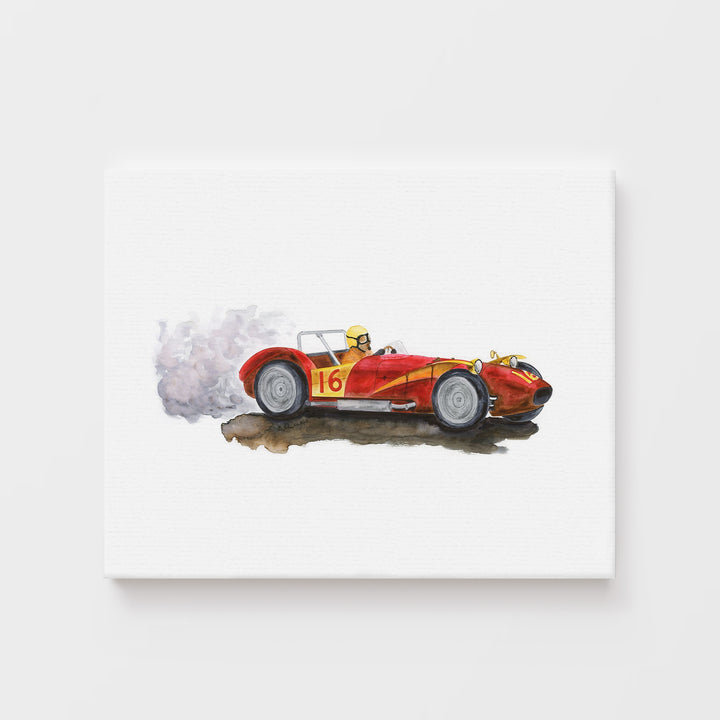 Ferrari Race Car in Red - Tiny Toes Design
