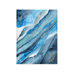 Abstract of ice flats in the ocean