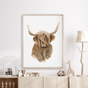 Highland Cow Wall art