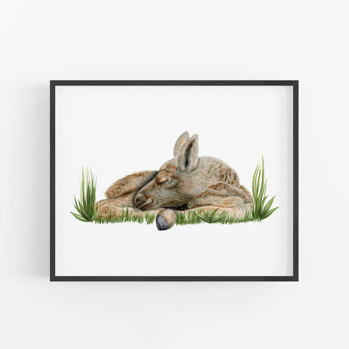 Sleeping Baby Moose - Tiny Toes Design