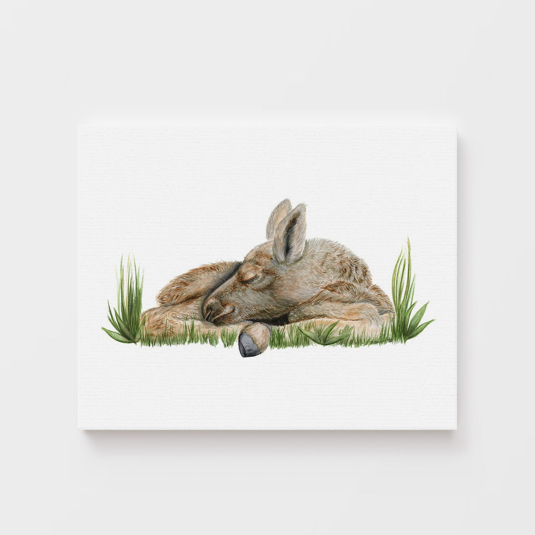 Sleeping Baby Moose - Tiny Toes Design
