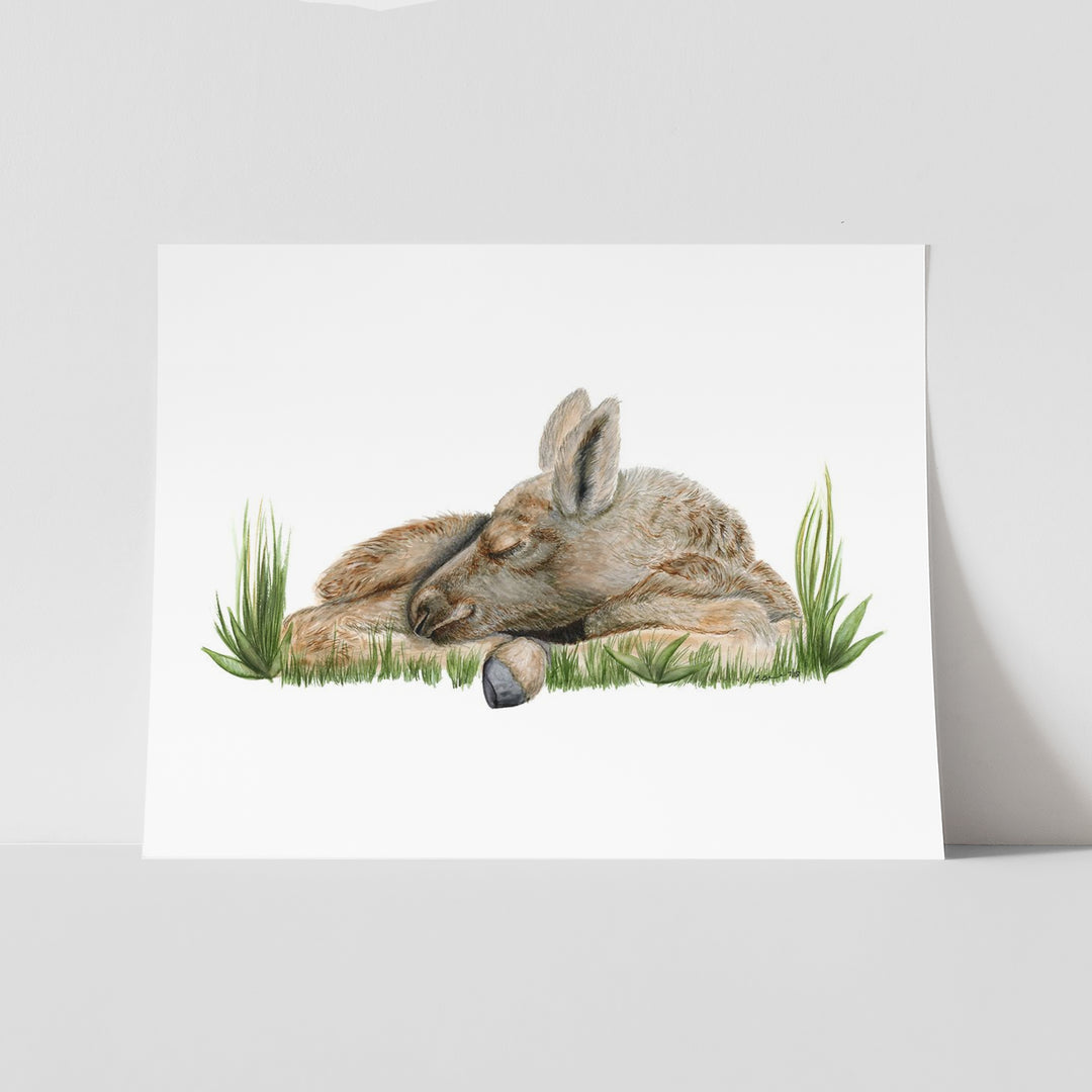 Sleeping Baby Moose - Tiny Toes Design