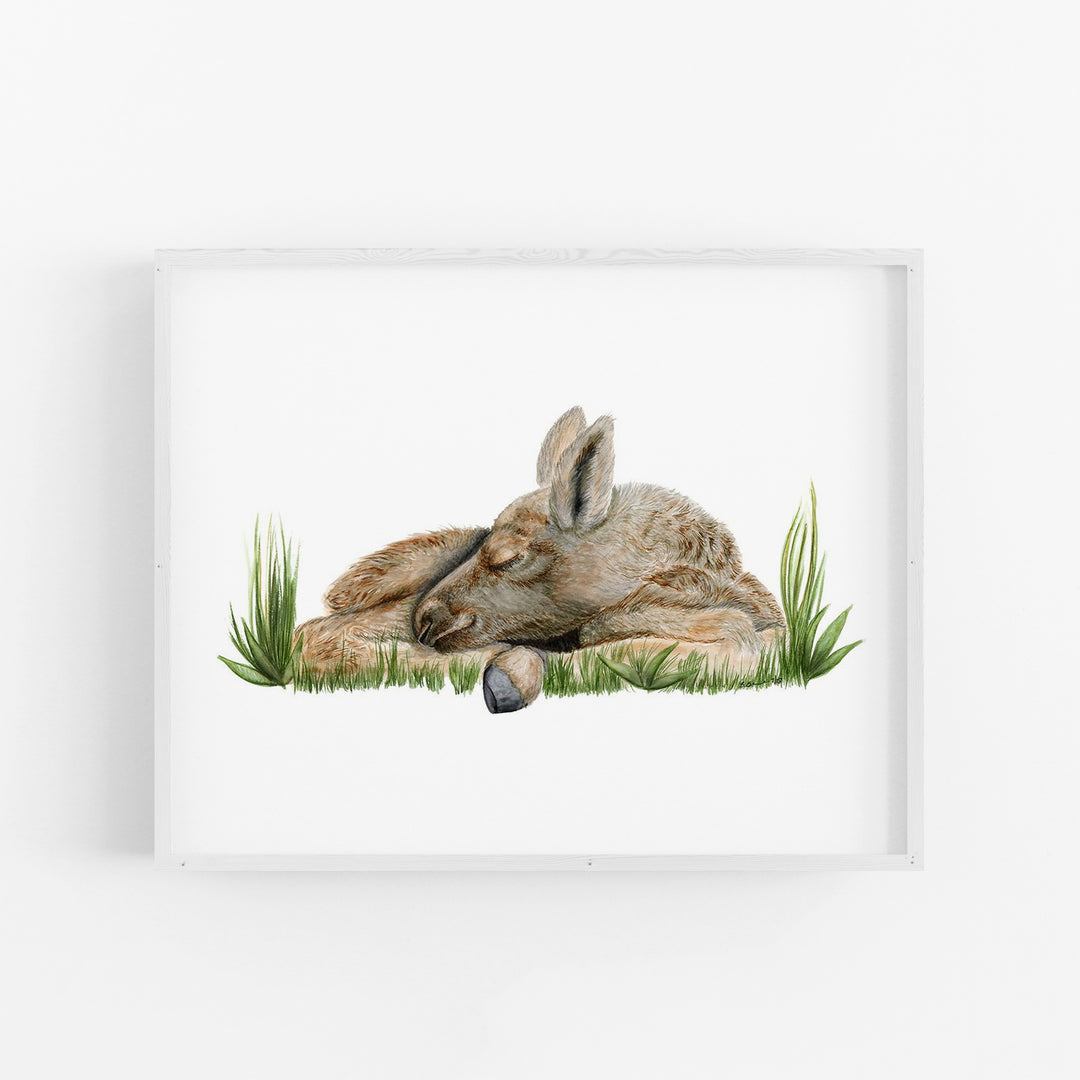 Sleeping Baby Moose - Tiny Toes Design