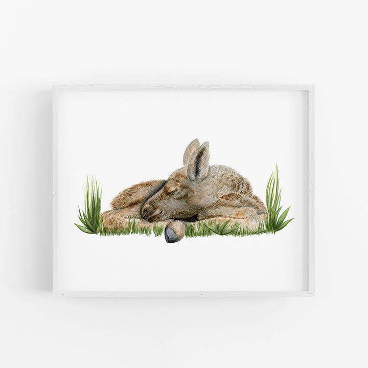 Sleeping Baby Moose - Tiny Toes Design