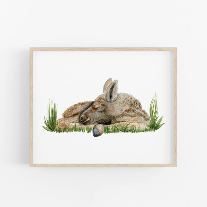 Sleeping Baby Moose - Tiny Toes Design