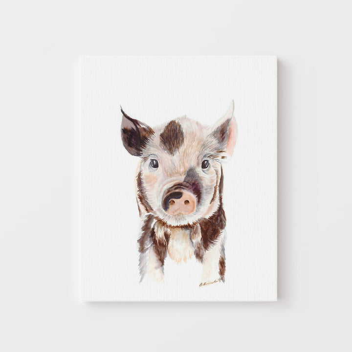 Baby Piglet Print - Tiny Toes Design