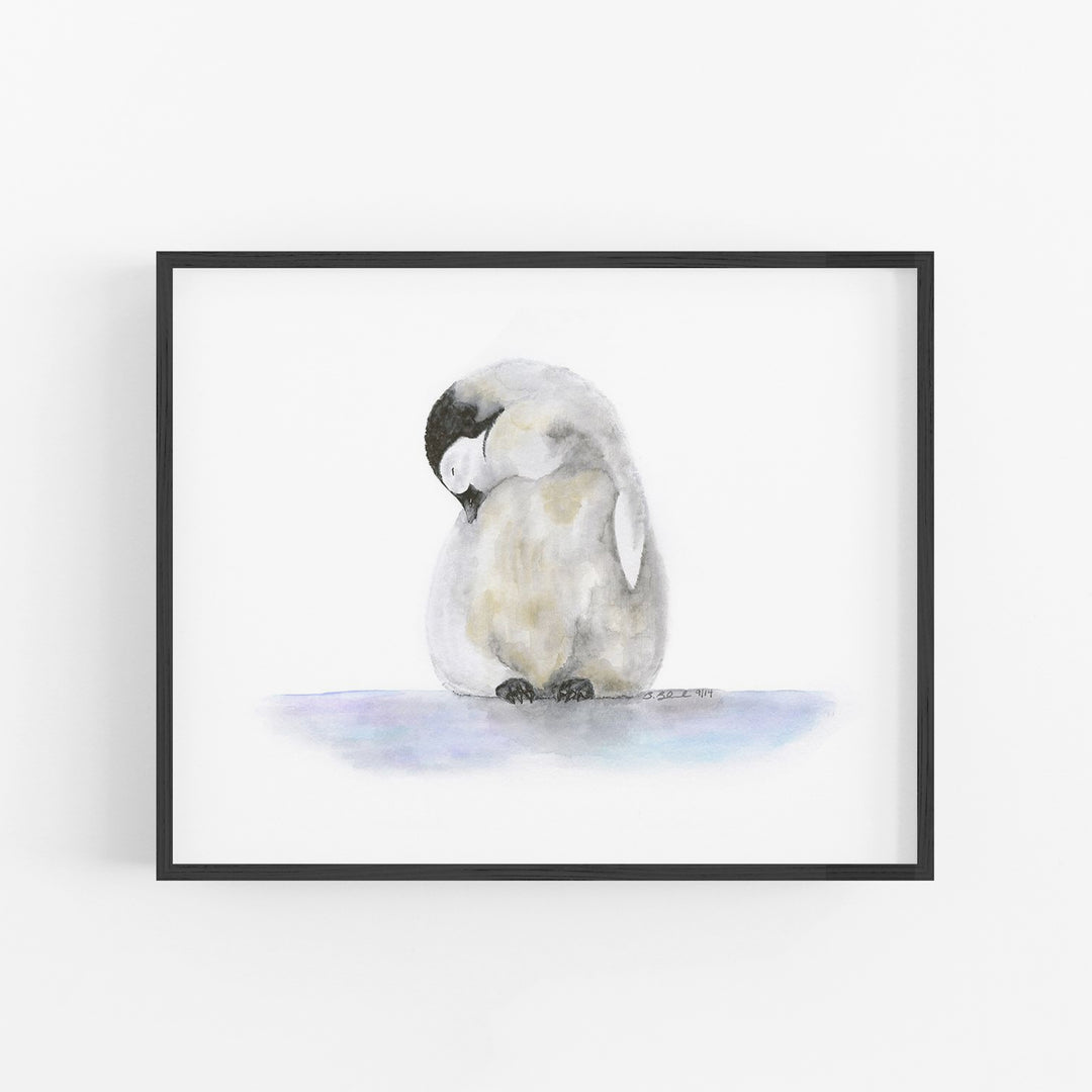 Sleeping Baby Penguin Chick - Tiny Toes Design