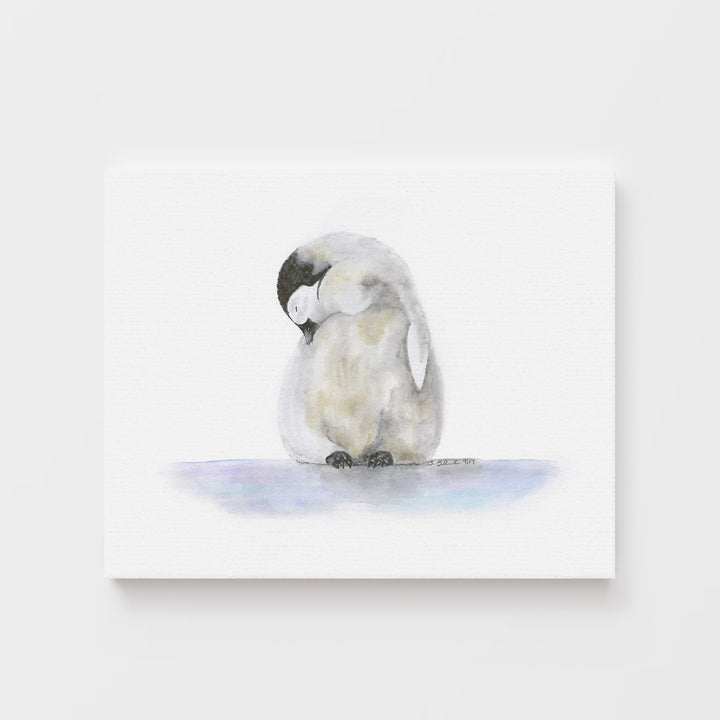 Sleeping Baby Penguin Chick - Tiny Toes Design