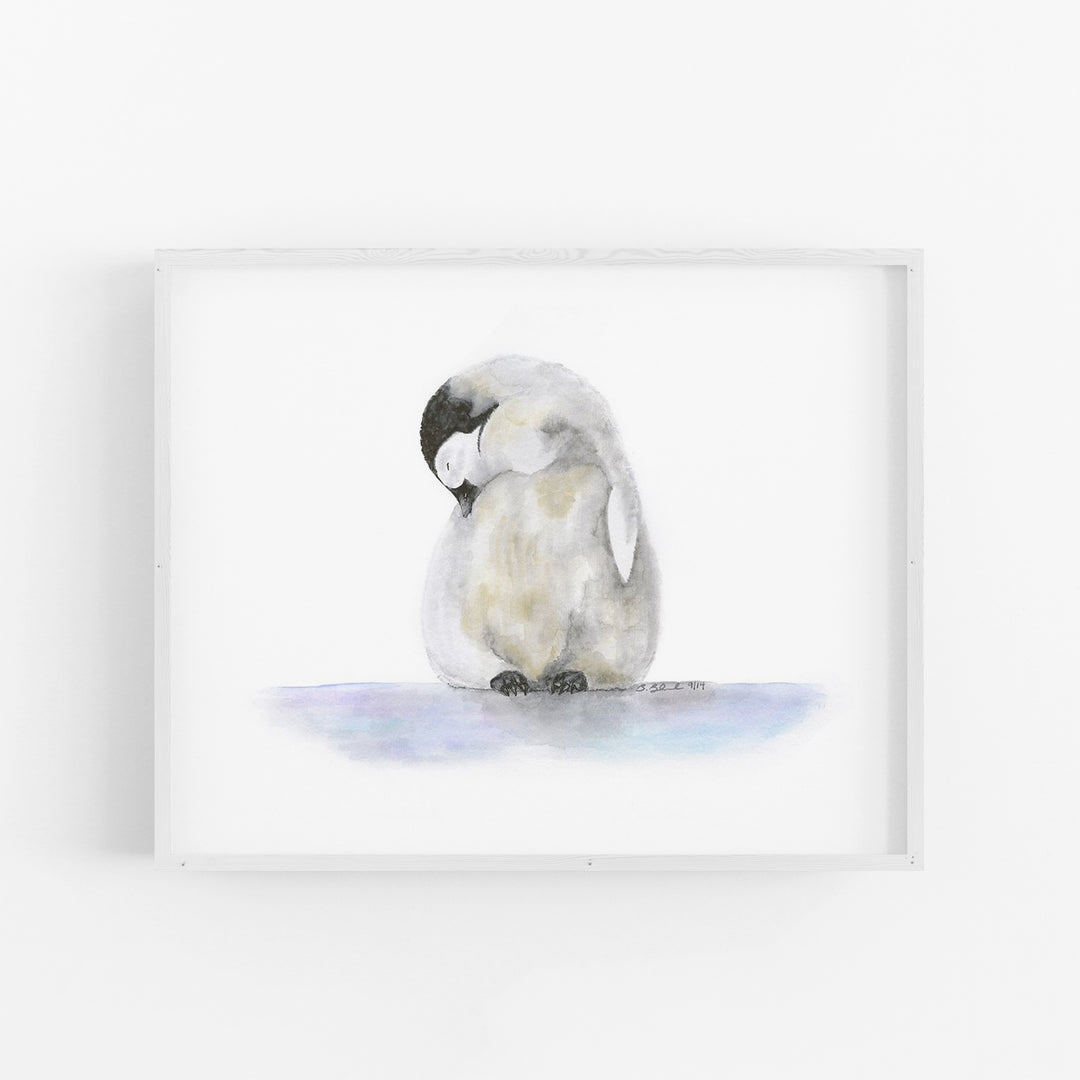 Sleeping Baby Penguin Chick - Tiny Toes Design