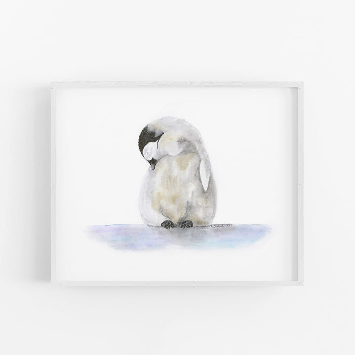 Sleeping Baby Penguin Chick - Tiny Toes Design