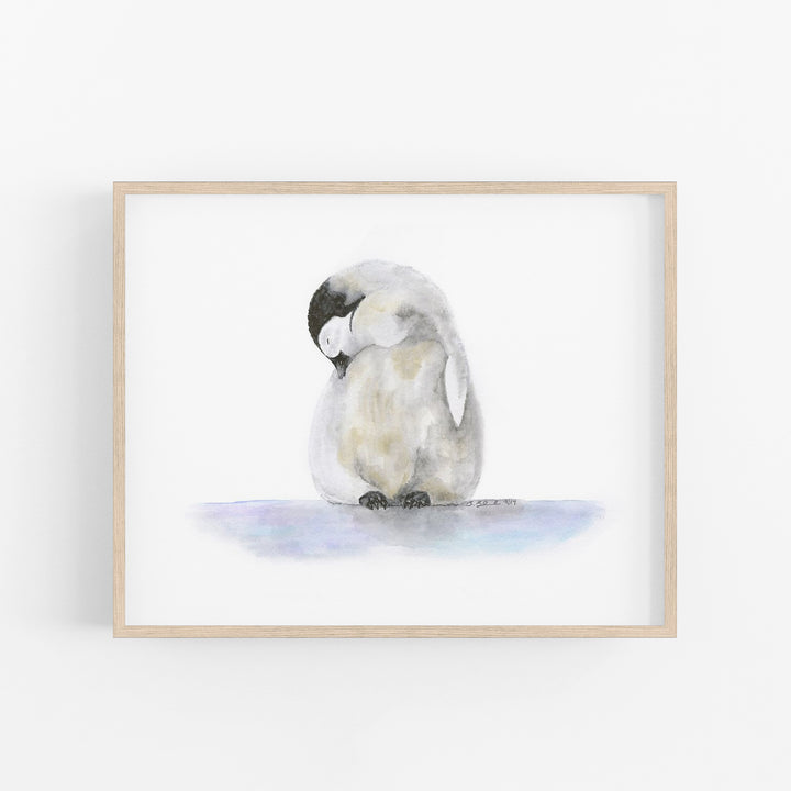 Sleeping Baby Penguin Chick - Tiny Toes Design