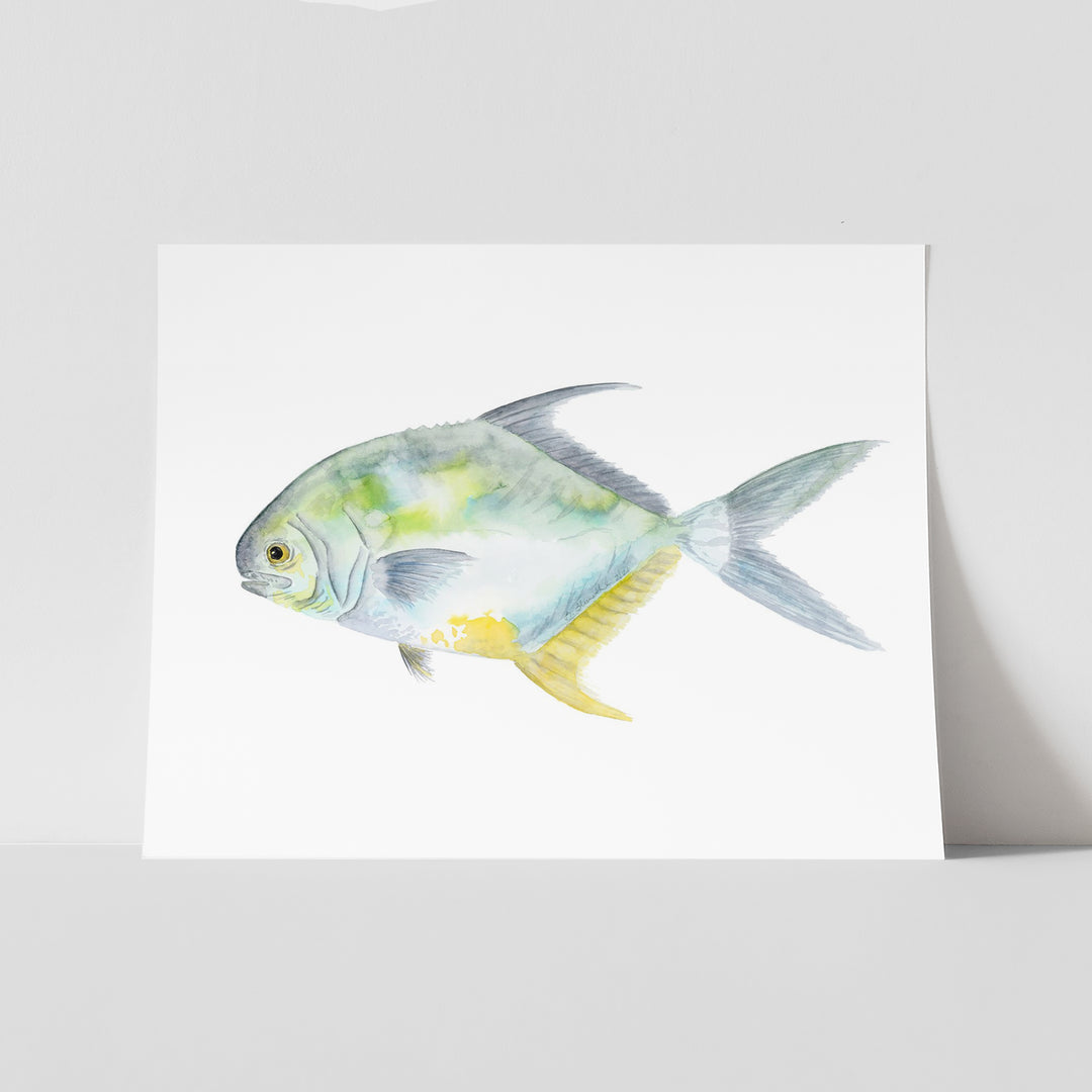 Permit Fish Print - Tiny Toes Design