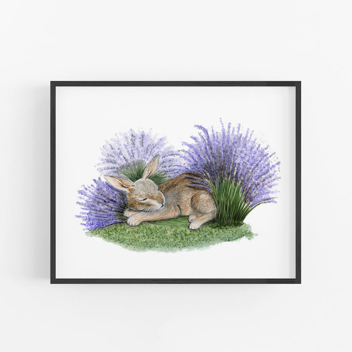 Sleeping Hare in Lavender - Tiny Toes Design