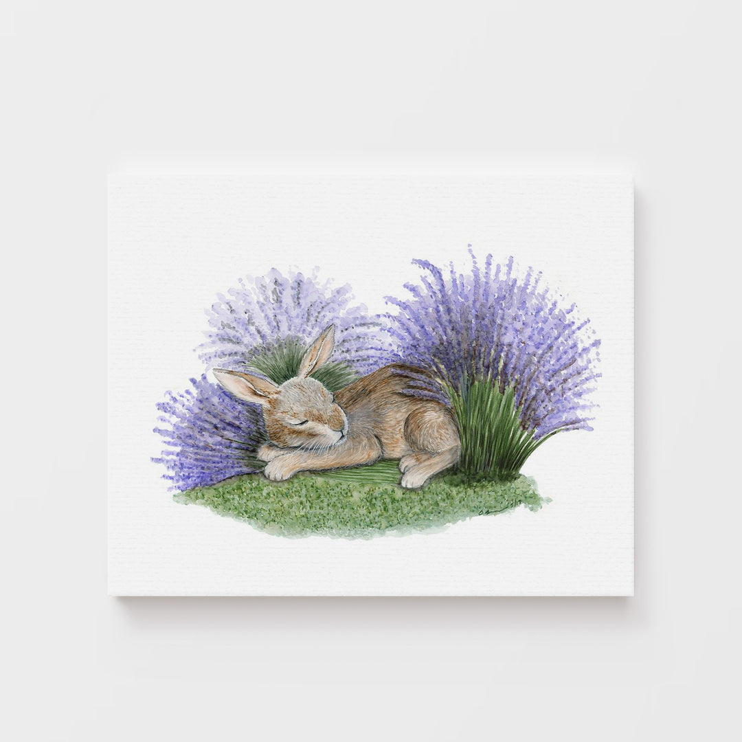 Sleeping Hare in Lavender - Tiny Toes Design