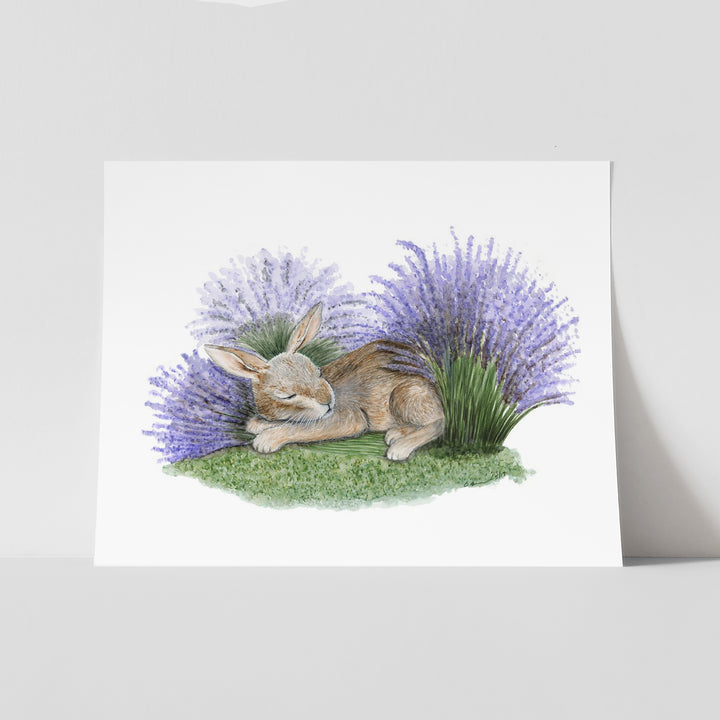 Sleeping Hare in Lavender - Tiny Toes Design