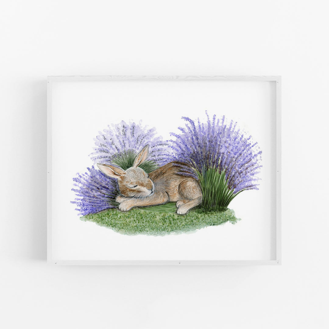 Sleeping Hare in Lavender - Tiny Toes Design