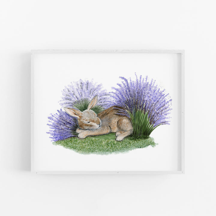 Sleeping Hare in Lavender - Tiny Toes Design