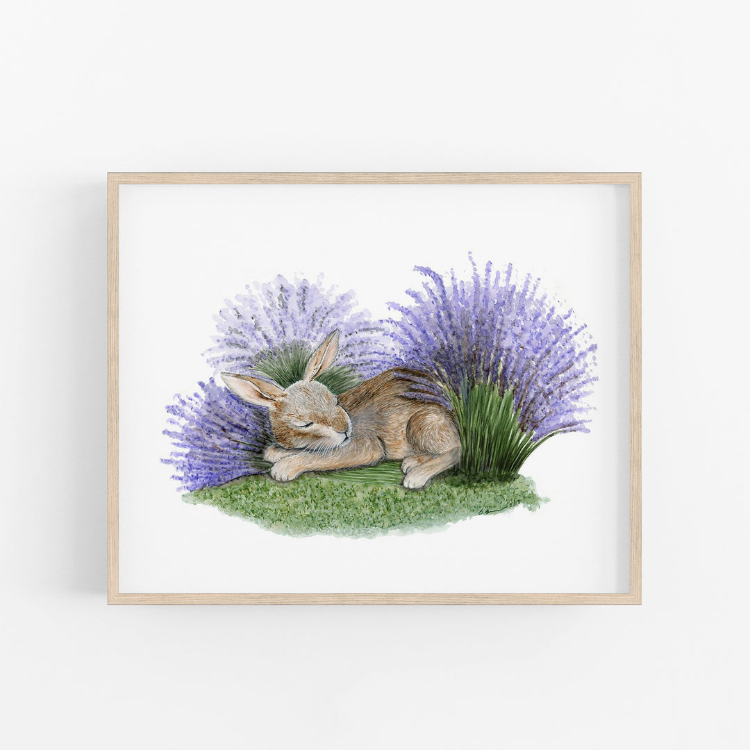 Sleeping Hare in Lavender - Tiny Toes Design