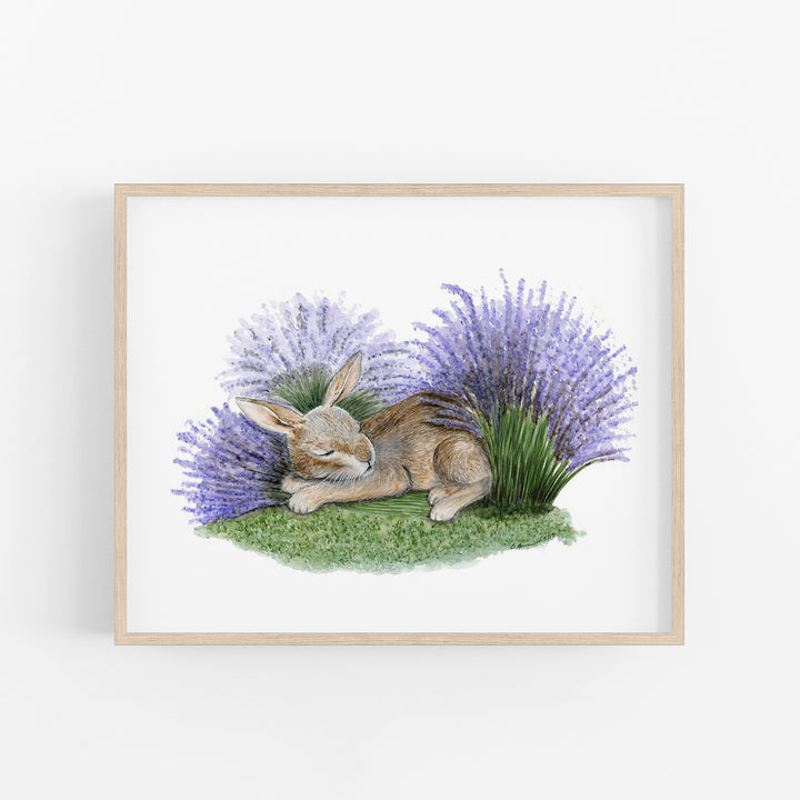 Sleeping Hare in Lavender - Tiny Toes Design
