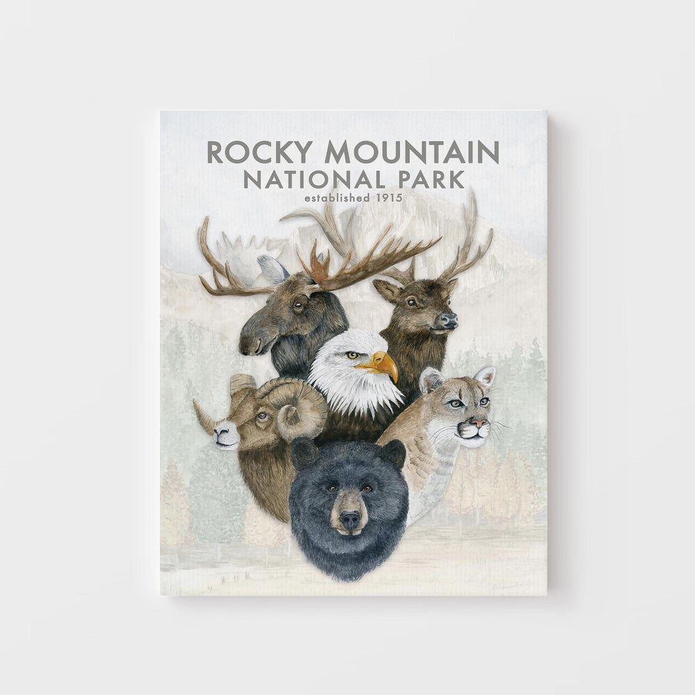 Rocky Mountain National Park Wildlife Travel Print - Tiny Toes Design