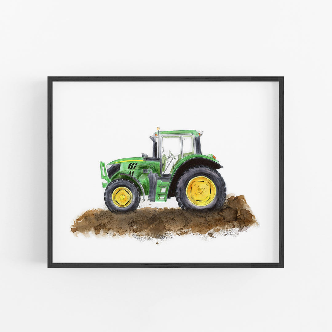 Tractor Wall Art - Tiny Toes Design