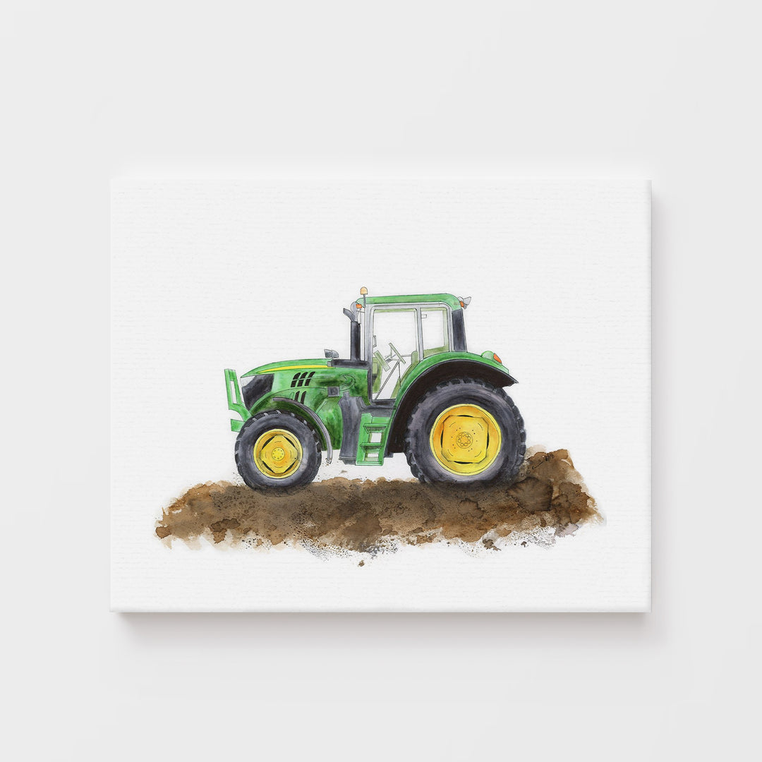 Tractor Wall Art - Tiny Toes Design
