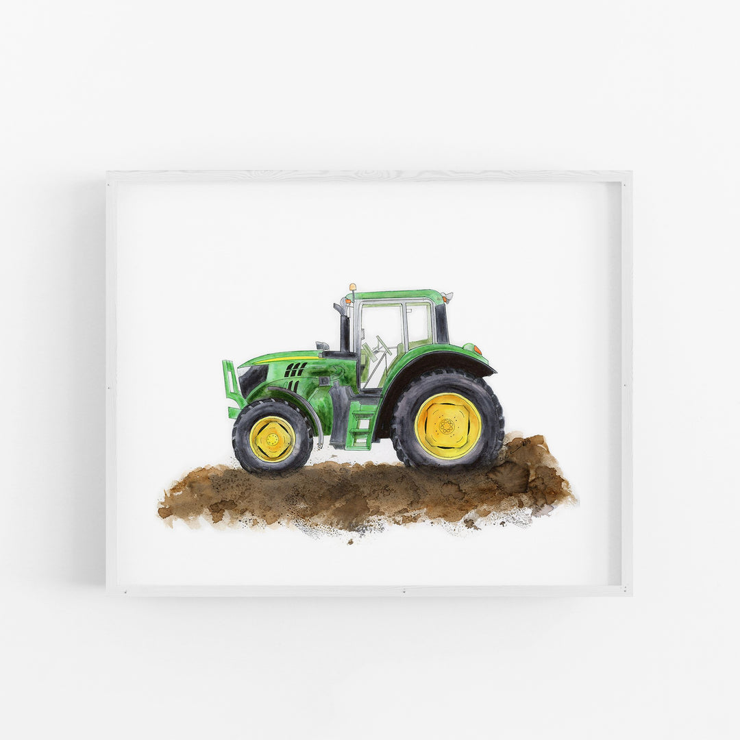 Tractor Wall Art - Tiny Toes Design