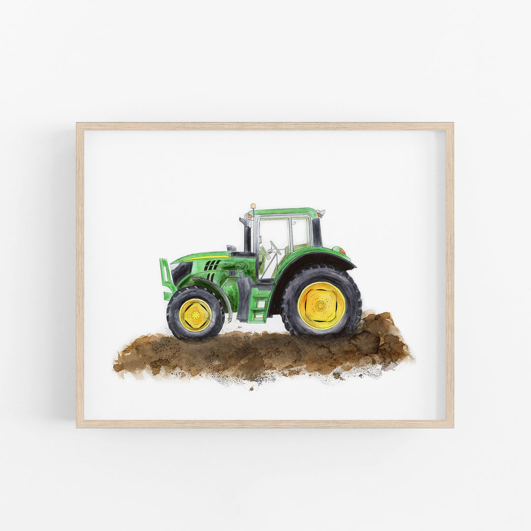 Tractor Wall Art - Tiny Toes Design