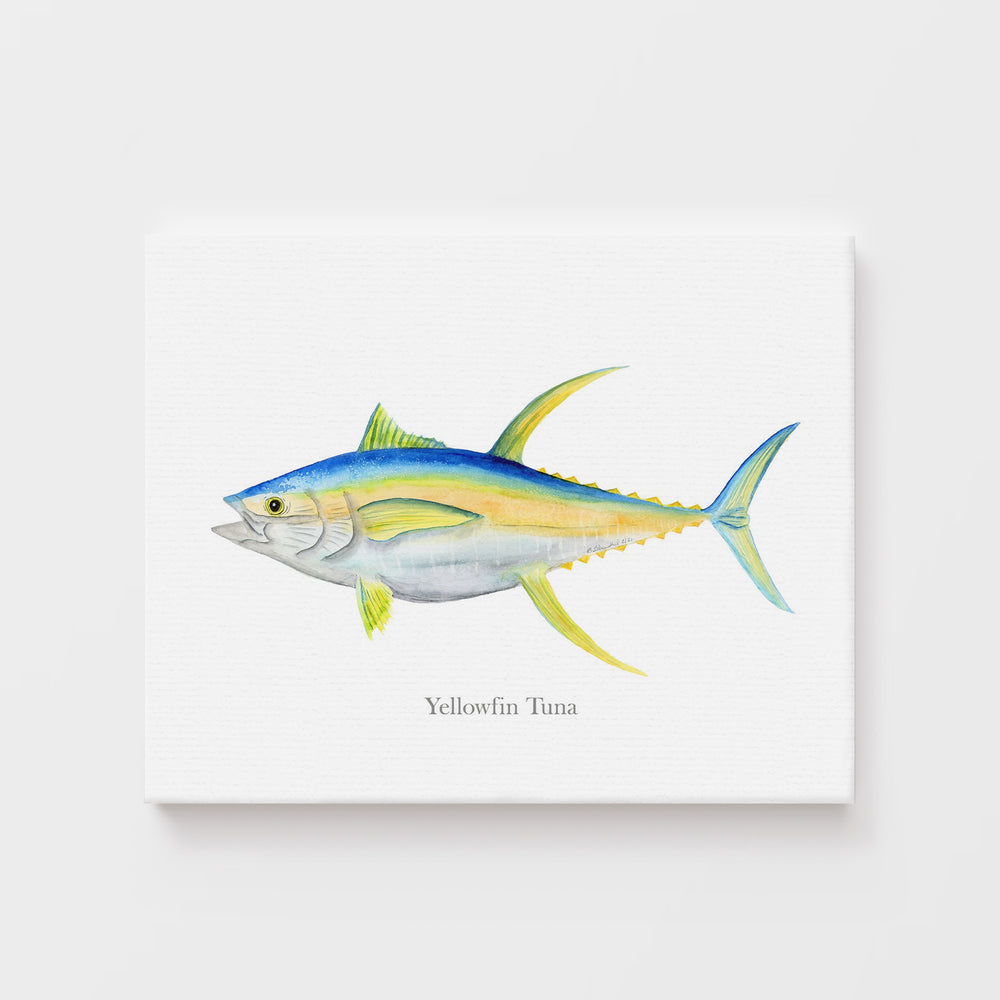 Yellowfin Tuna Print - Tiny Toes Design