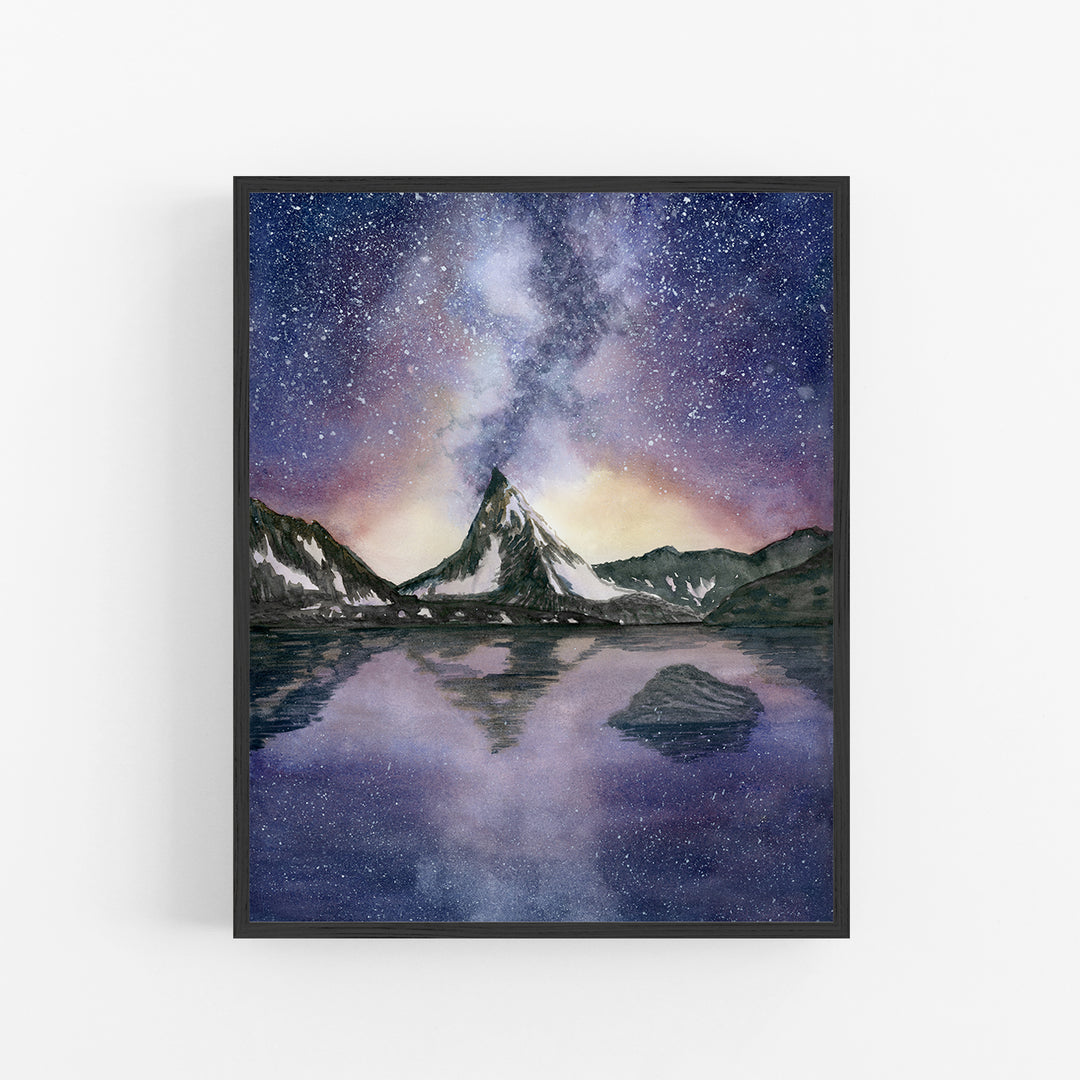 Zermatt Art Poster - Tiny Toes Design
