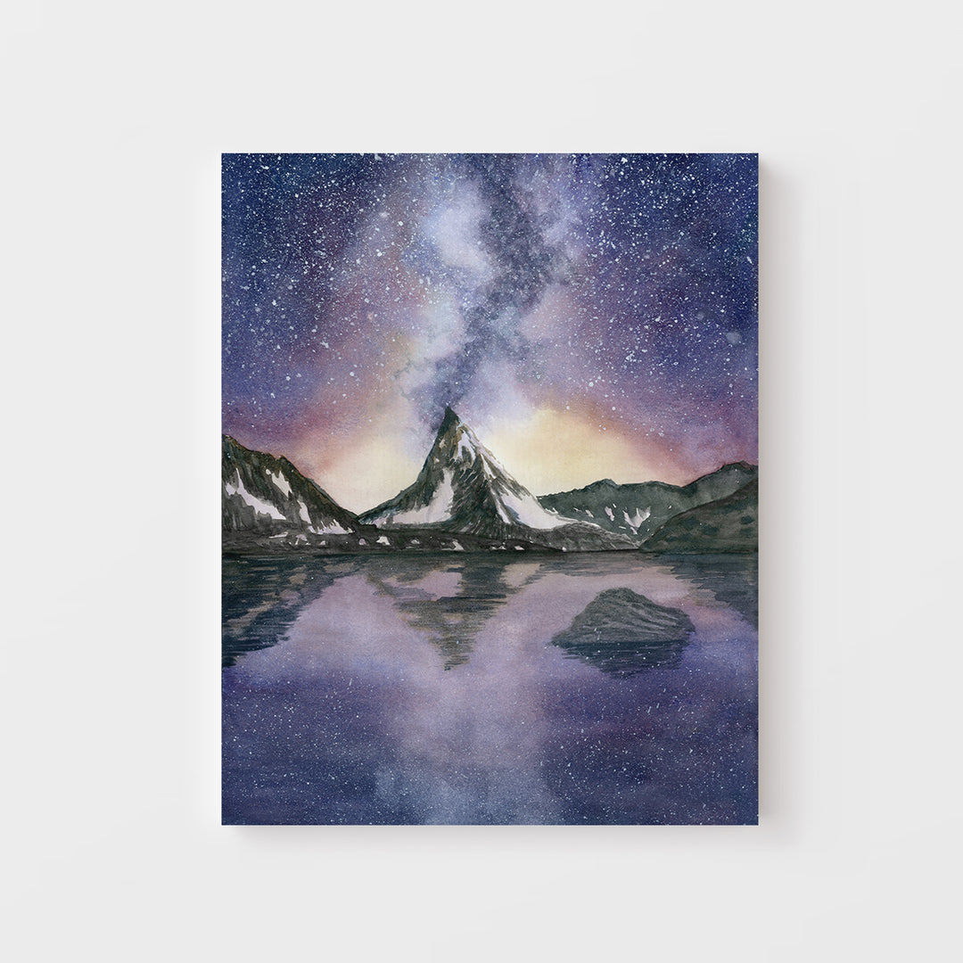 Zermatt Art Poster - Tiny Toes Design