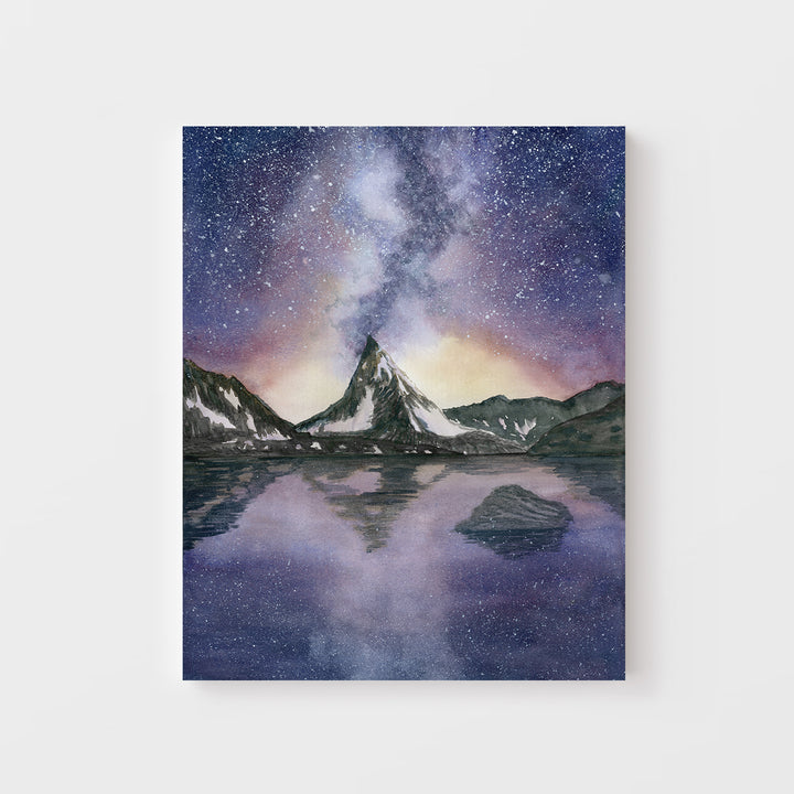 Zermatt Art Poster - Tiny Toes Design