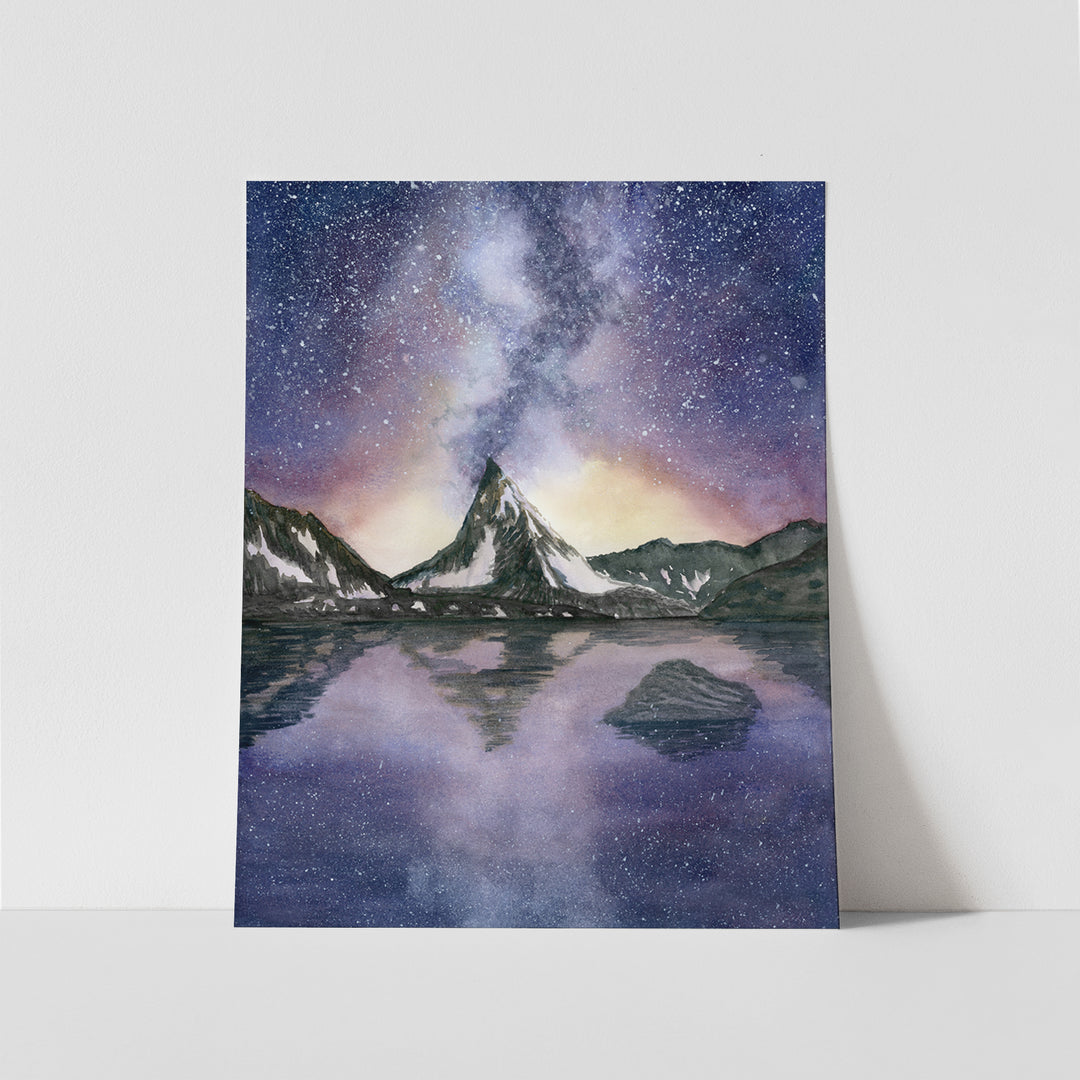 Zermatt Art Poster - Tiny Toes Design