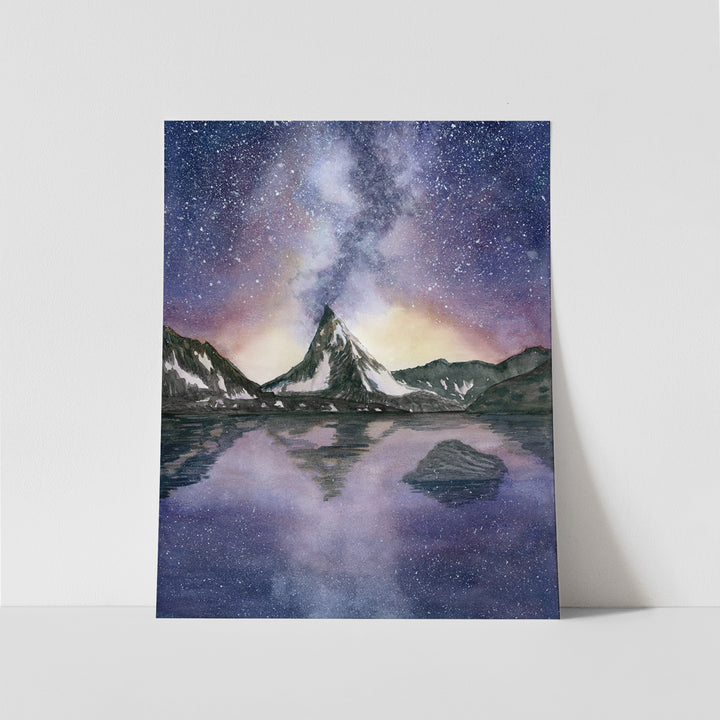Zermatt Art Poster - Tiny Toes Design