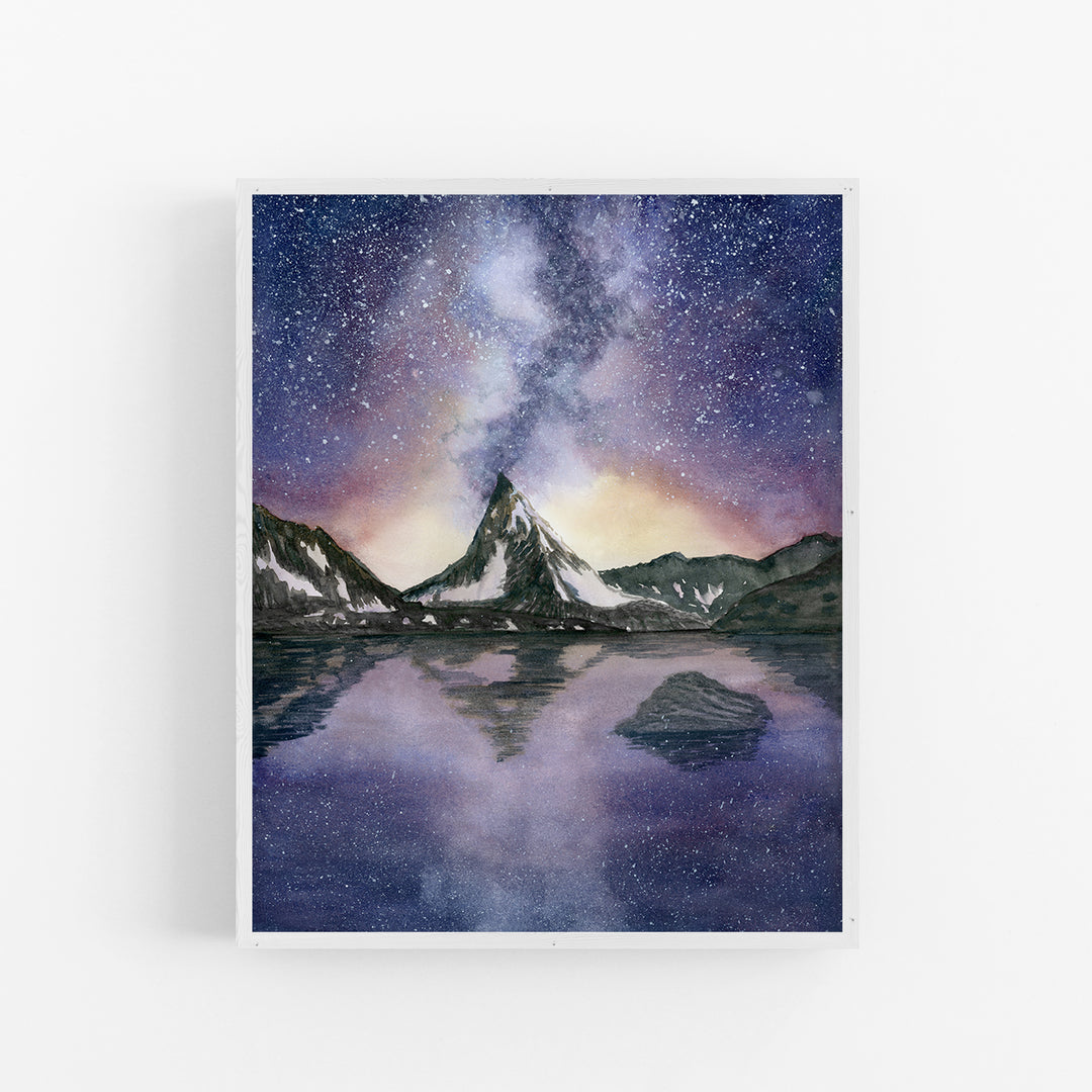 Zermatt Art Poster - Tiny Toes Design