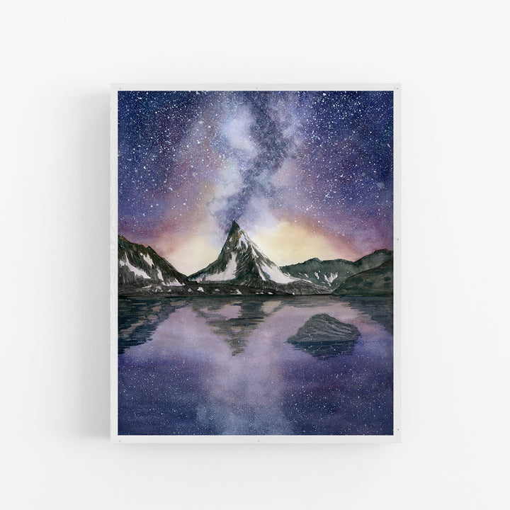 Zermatt Art Poster - Tiny Toes Design