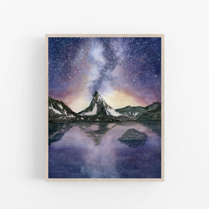 Zermatt Art Poster - Tiny Toes Design