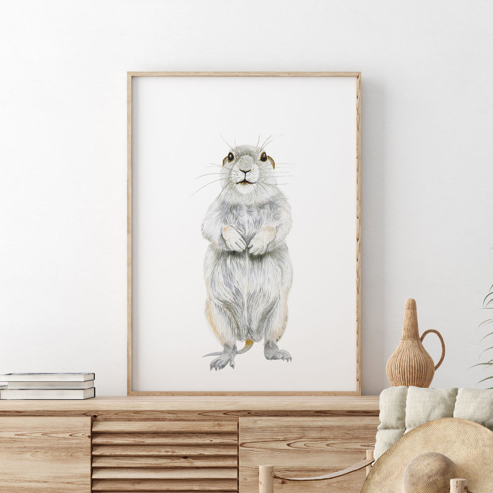 Baby Prairie Dog Print - Tiny Toes Design